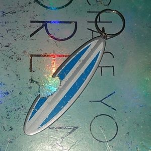 Surf board key chain